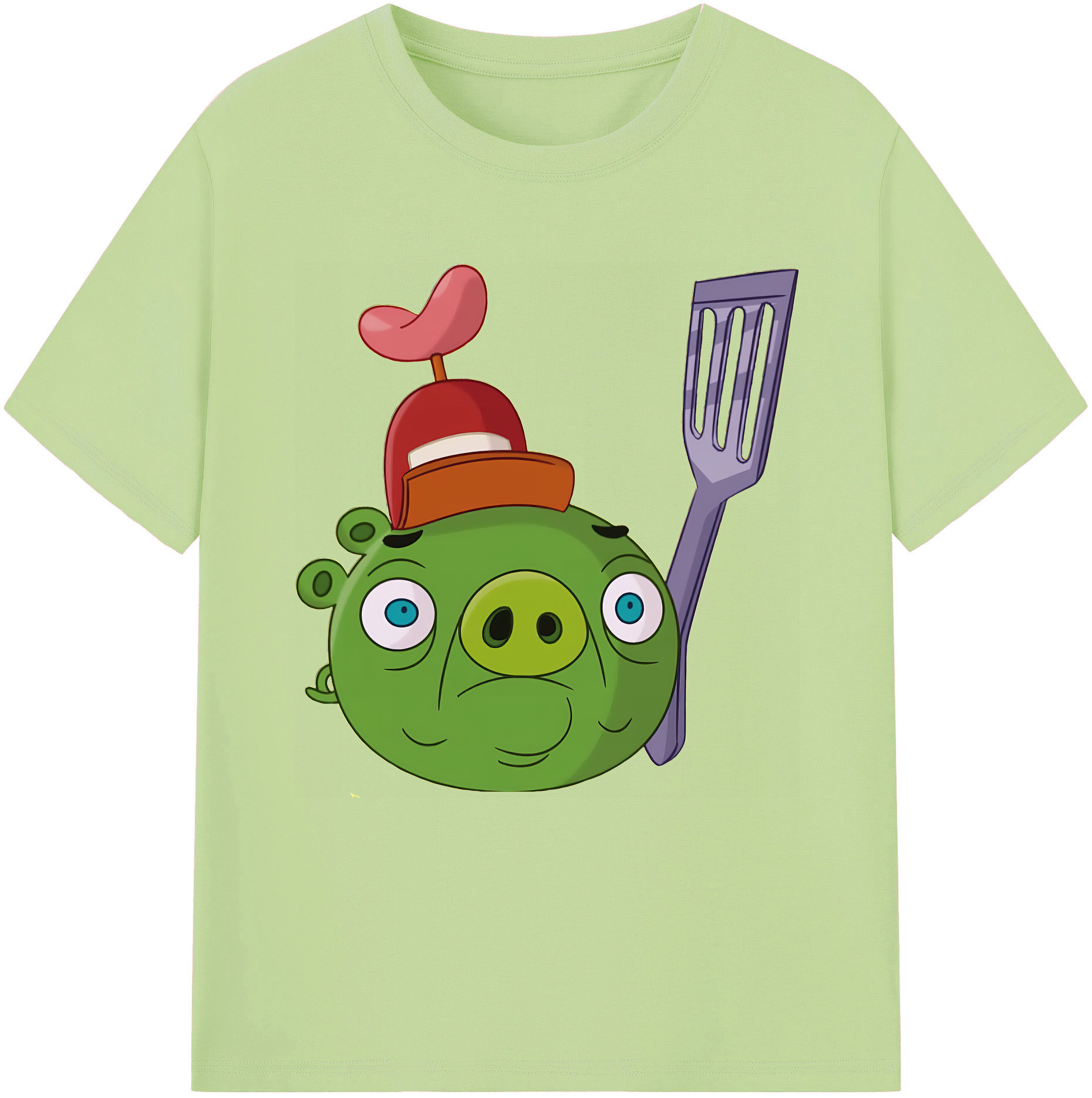 （画像用） Angry Birds アングリーバード 綿100％半袖Tシャツ（フロントプリント）